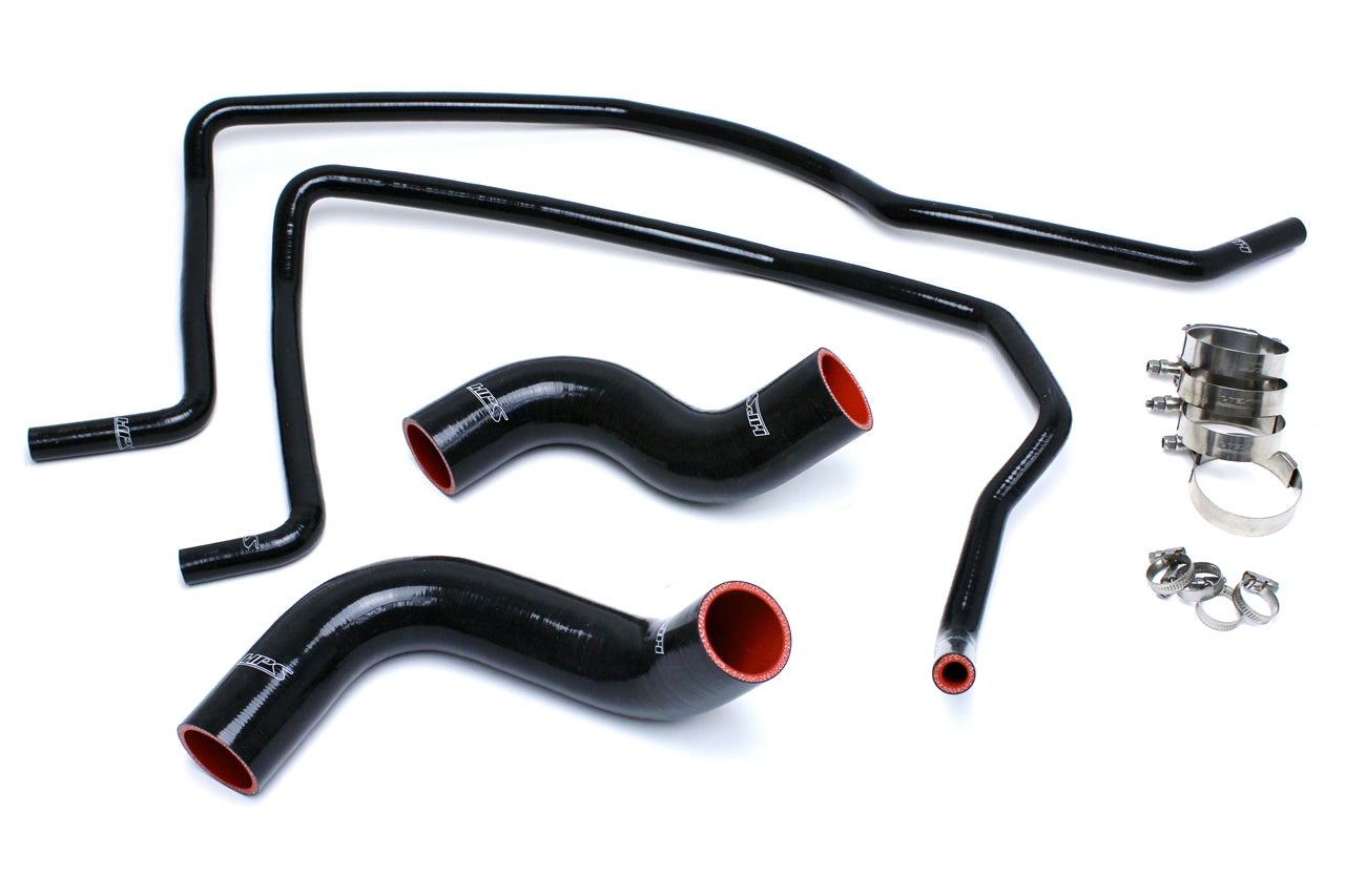 HPS Performance HPS Black Reinforced Silicone Radiator + Heater Hose Kit Dodge 04-06 Ram 1500 SRT-10 8.3L V10