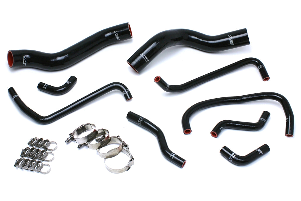 HPS Performance HPS Black Reinforced Silicone Radiator + Heater Hose Kit Dodge 13-14 Viper SRT-10 8.4L V10