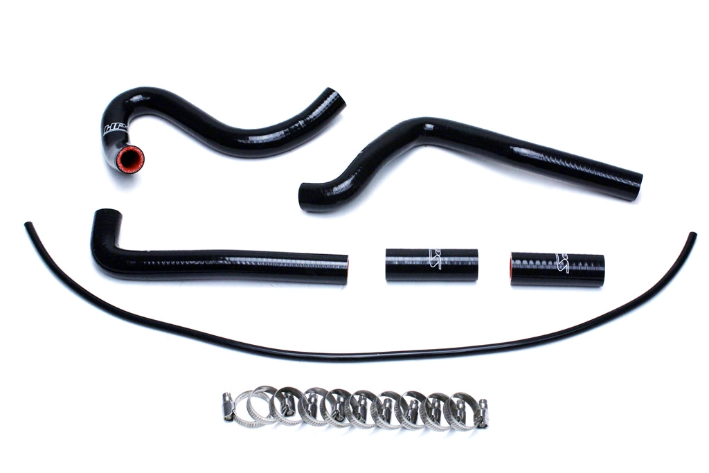 HPS Performance Products HPS Black Reinforced Silicone Radiator Hose Kit Coolant Kawasaki 94-02 KX250