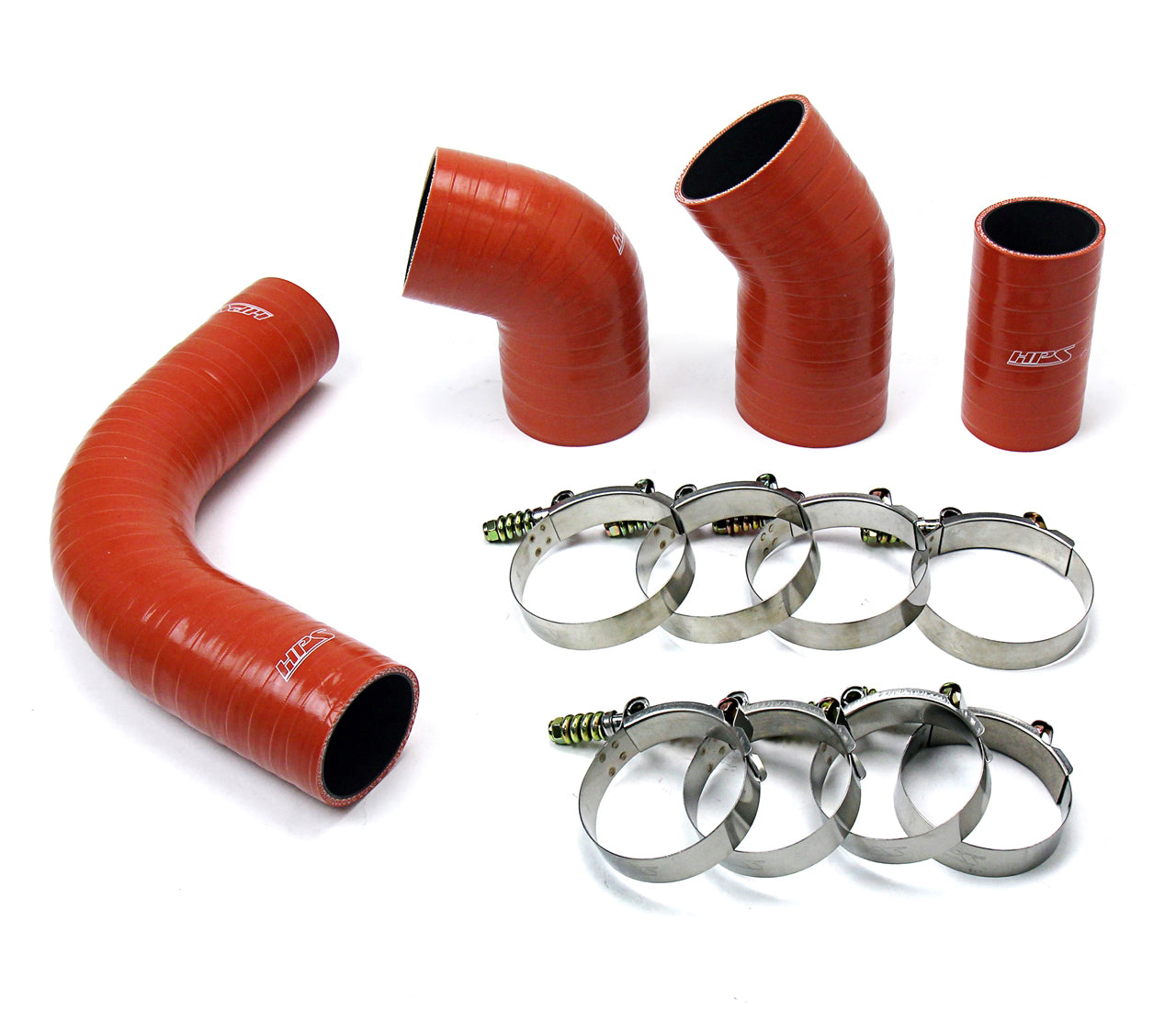 HPS Performance HPS High Temp Aramid Reinforced Silicone Intercooler Hose Boots Kit Chevy 2002-2004 Silverado 2500 HD 6.6L Duramax LB7 Diesel