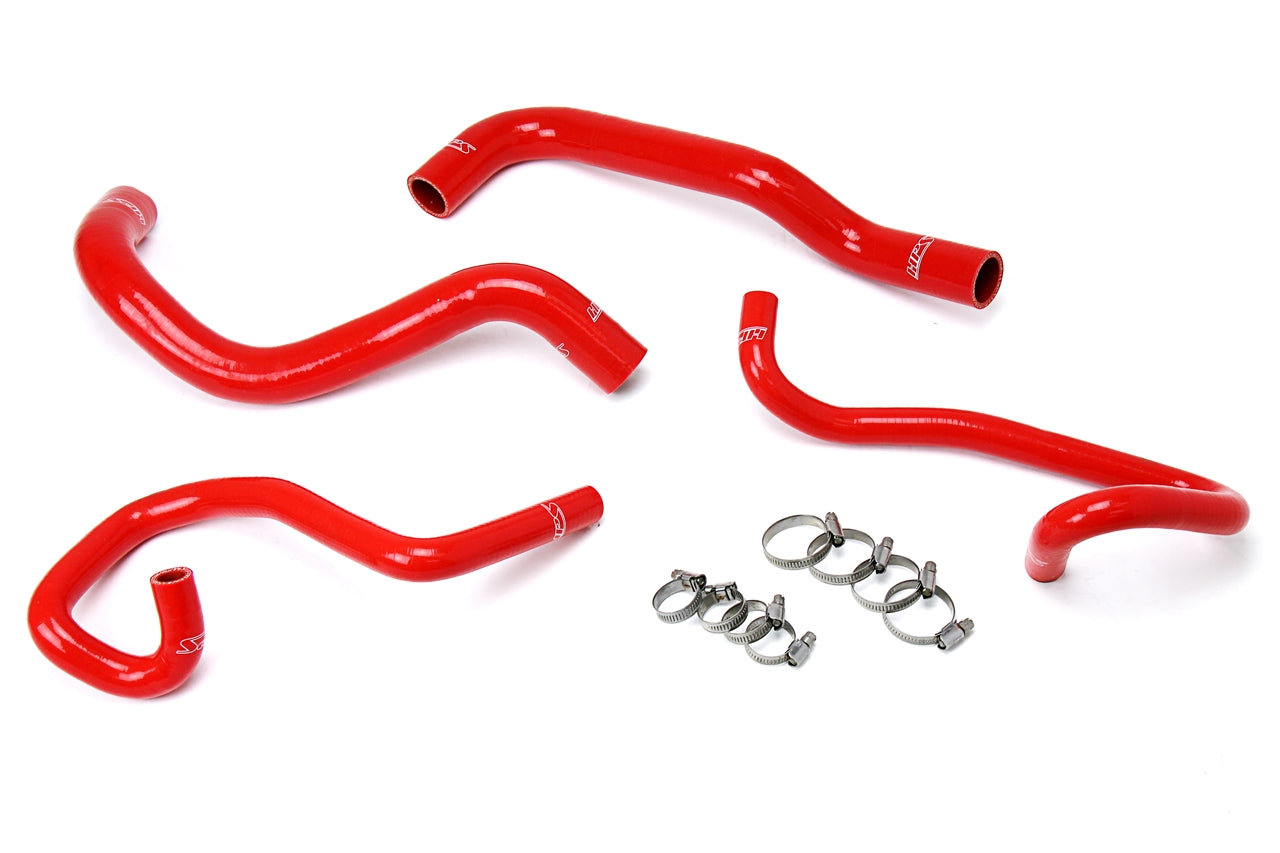 HPS Performance Products HPS Red Reinforced Silicone Radiator + Heater Hose Kit Toyota 05-18 Tacoma 2.7L 4Cyl