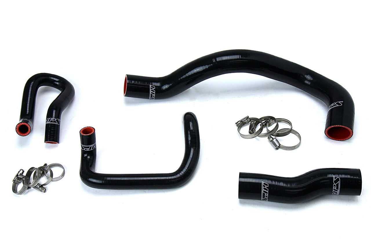 HPS Performance HPS Black Reinforced Silicone Radiator + Heater Hose Kit Lexus 01-05 IS300 I6 3.0L