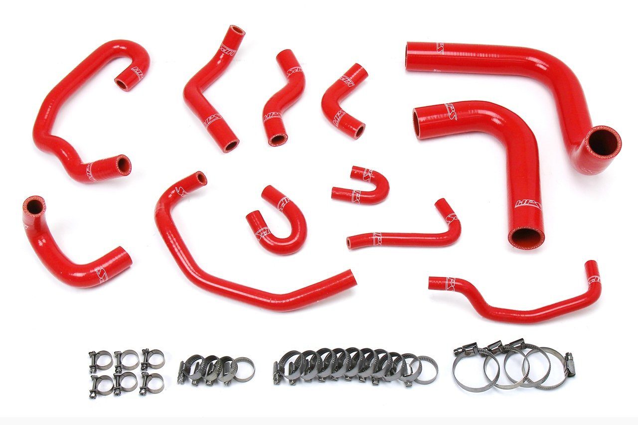HPS Performance HPS Silicone Radiator + Heater Coolant Hose Kit Toyota 1993-1995 Pickup 3.0L V6 Left Hand Drive, 57-1654