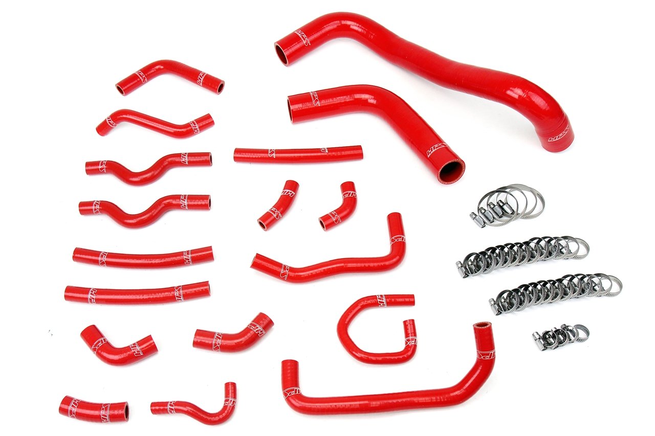 HPS Performance HPS Reinforced Silicone Radiator + Heater Coolant Hose Kit, Lexus 98-02 LX470 4.7L V8 J100, 57-1914
