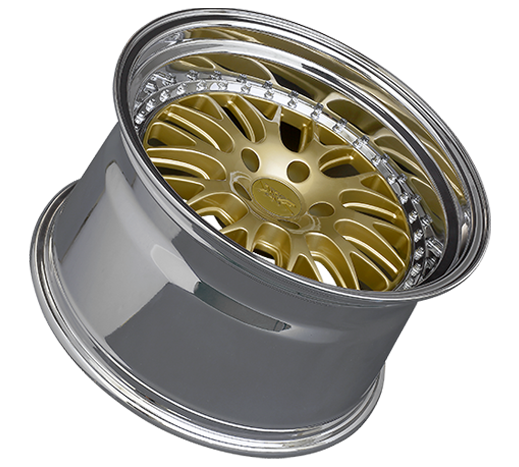 XXR 570 Wheel Hyper Gold / Platinum Lip 20x10.5 +40 5x120