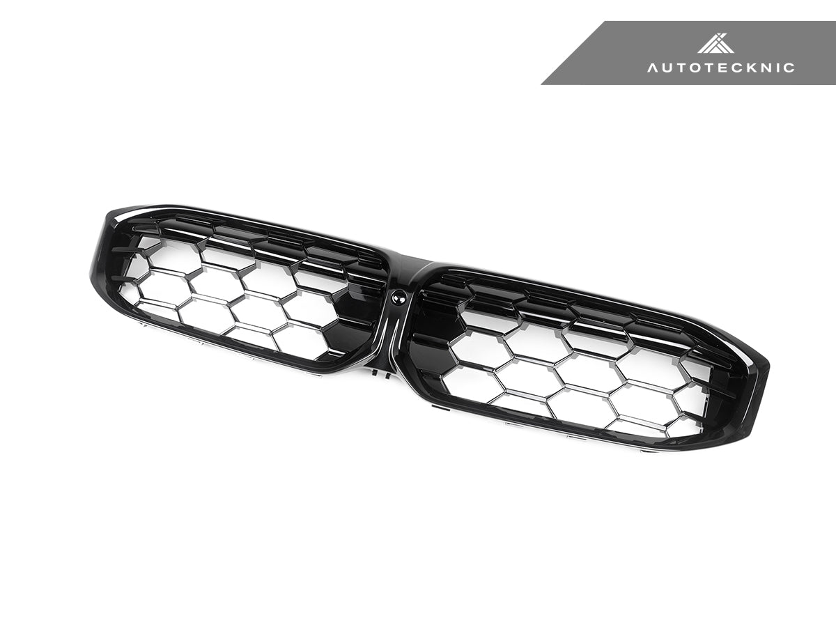 AutoTecknic Painted Black Honeycomb Front Grille - G20 3-Series LCI
