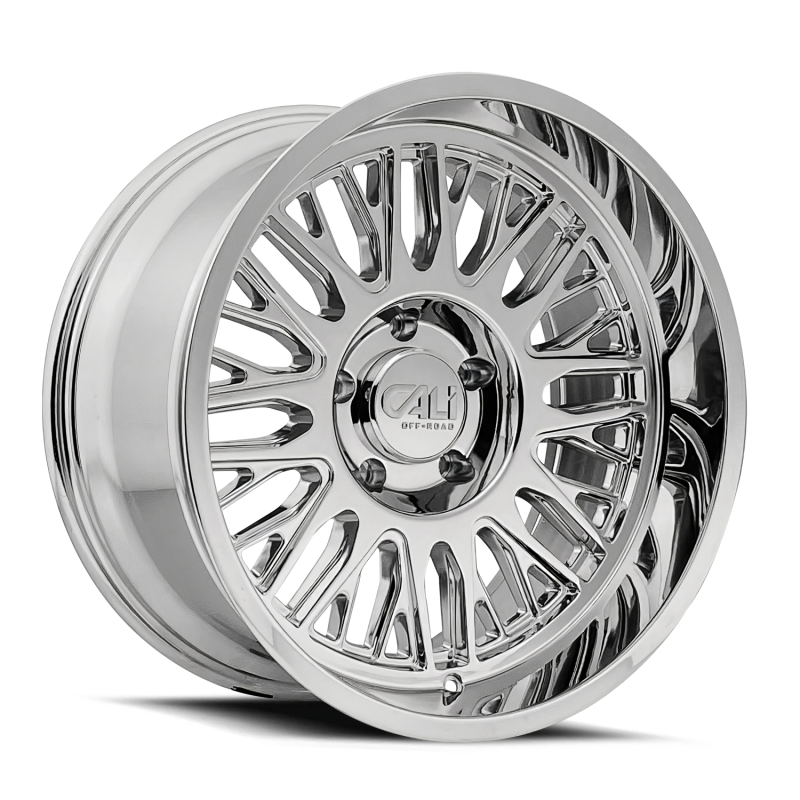 Cali Off-Road 9116 Vertex 24x14 / 8x170 BP / -76mm Offset / 125.2mm Hub Chrome Wheel 9116-24470C
