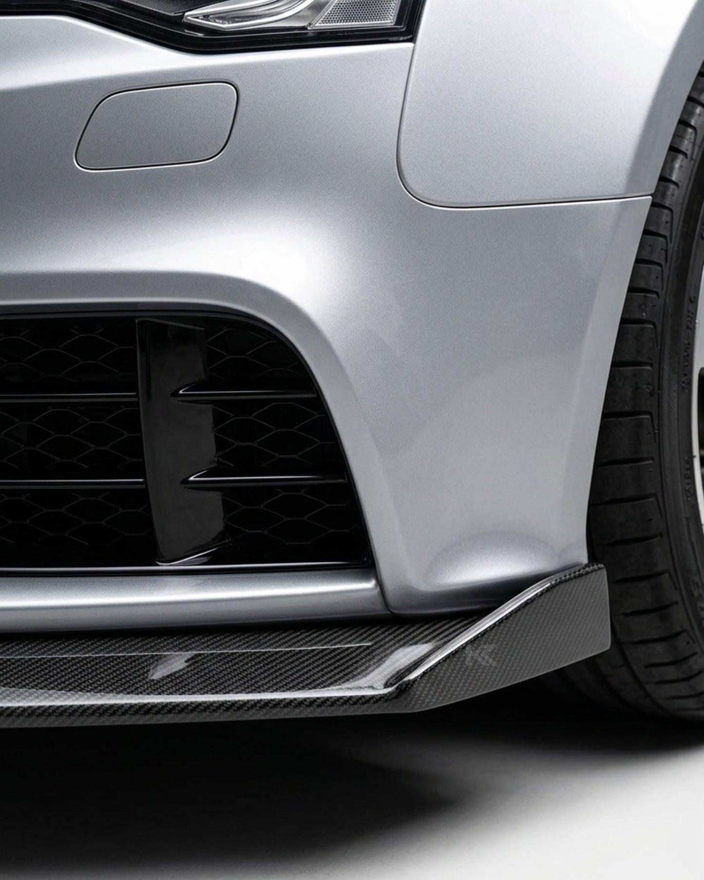 2012–2015 Audi RS5 8T Coupe / Convertible Front Bumper Lip Spoiler – Carbon Fiber