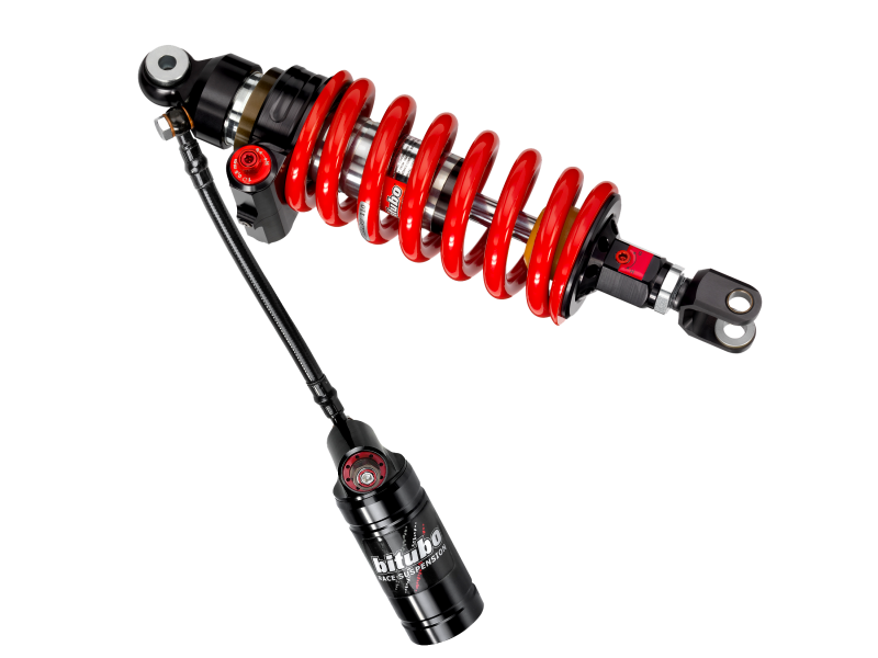 Bitubo Suspension Bitubo CLU3 Monoshock Adjustable: Hydraulic Spring Preload, Reb., Double Comp., Length, Red Spring H0152CLU31V2