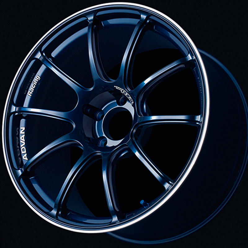 Advan RZII 16x7.0 / +48 Offset / 5x100 / 63mm Bore / Racing Indigo Blue and Ring YAZ6E48DE