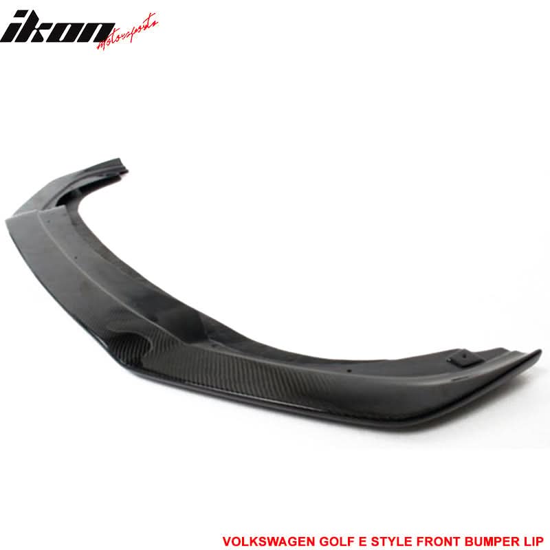 2010-2014 Volkswagen Golf 6 R20 DP Style Front Lip Carbon Fiber