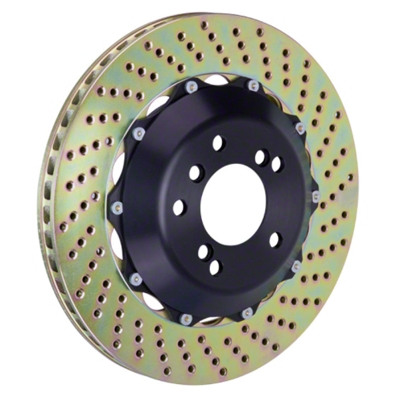 Brembo 08-13 IS-F/15+ RC-F/16-20 GS-F Rear 2-Piece Discs 345x28 2pc Rotor Drilled 201.8003A