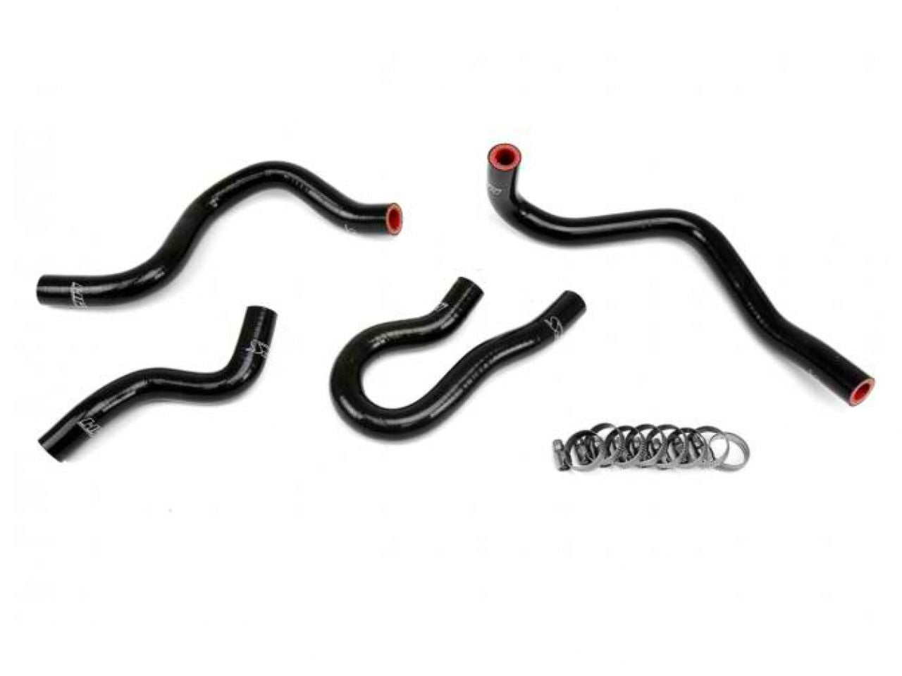 HPS Performance HPS Reinforced Black Silicone Heater Hose Kit Coolant Honda 99-00 Civic EM1 Si B16 1.6L DOHC
