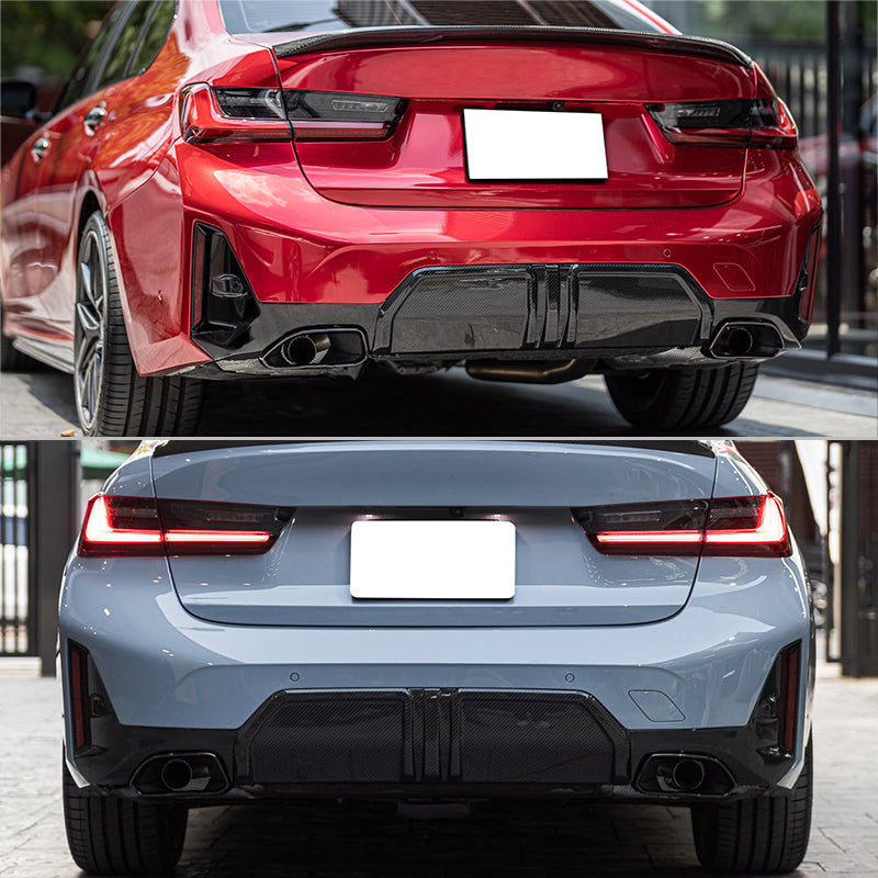 2023-2024 BMW G20 3-Series M340i MP Style Rear Diffuser Gloss Black