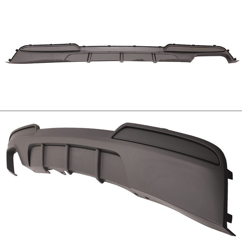 2011-2016 BMW F10 MP Style Rear Bumper Lip Diffuser Single Outlet PP