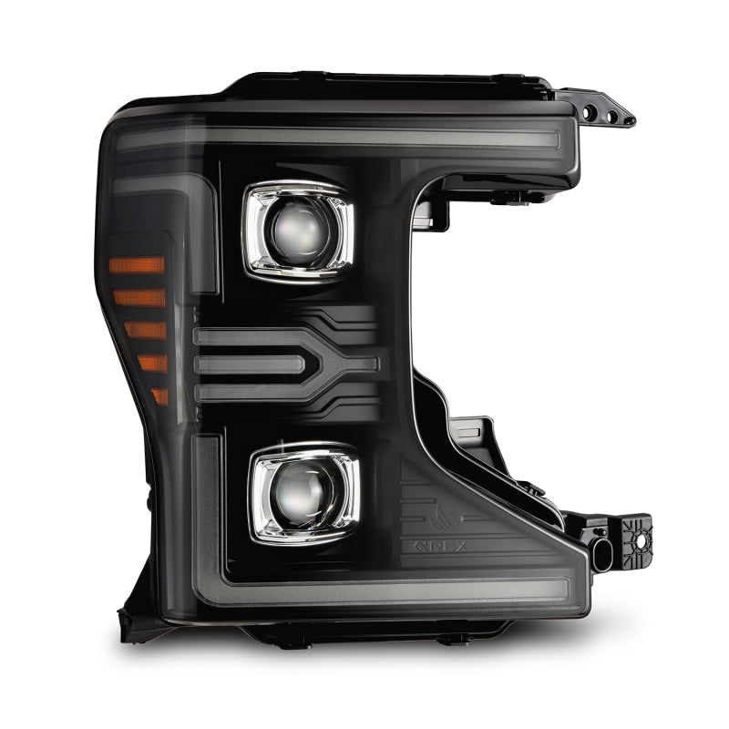 AlphaRex 20-22 Ford F-250/350/450/550 SD LUXX-Series LED Proj Headlights Bk w/Acv Light SS & SBDRL 880341 *Discontinued