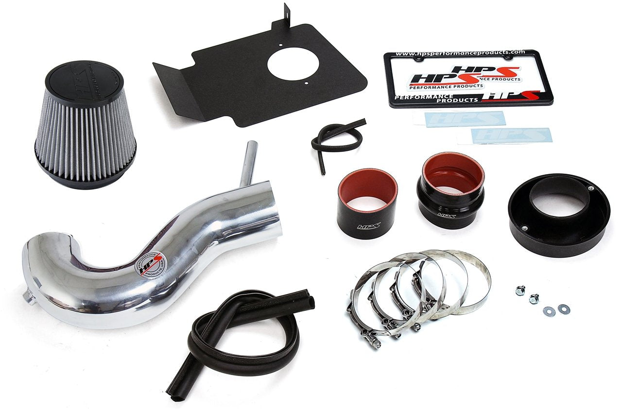 HPS Shortram Air Intake Kit 2006-2010 Dodge Charger 5.7L V8, Includes Heat Shield, Polish