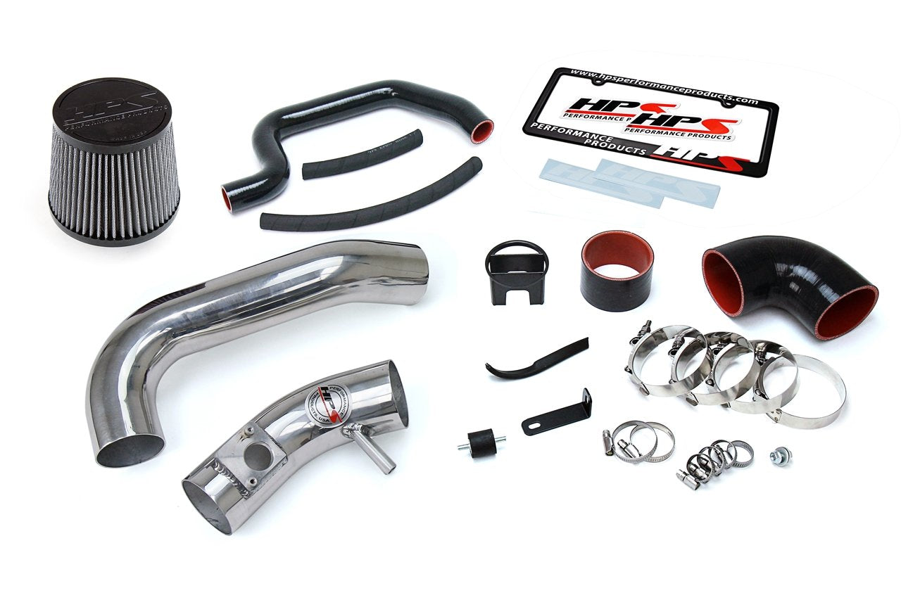 HPS Cold Air Intake Kit 2006-2011 Honda Civic Si 2.0L, Polish