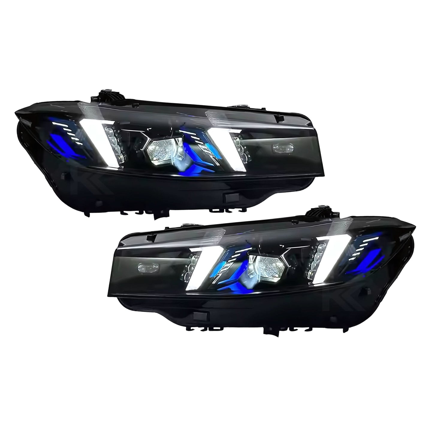2019+ BMW 3 Series G20 / G28 Snake Eye Style Sequential LED Headlights – Pre-LCI & LCI