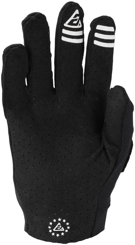 Answer 24 Aerlite Gloves Black/White Youth - Large 442809