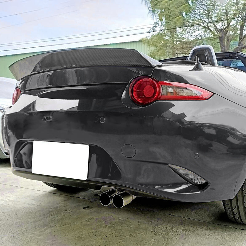 2016-2025 Mazda MX-5 Miata ND 4th Trunk Spoiler V Style Carbon Fiber