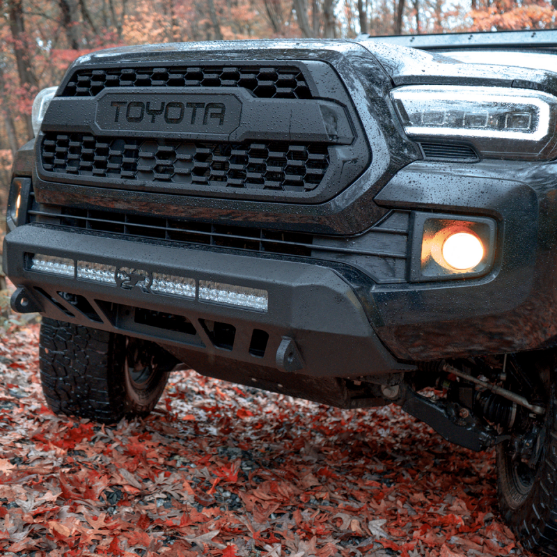 Cali Raised LED Cali Raised 2016-2023 Toyota Tacoma Stealth Bumper - No Bull Bar/32In Led Bar Spot W/ Small Switch CR4136