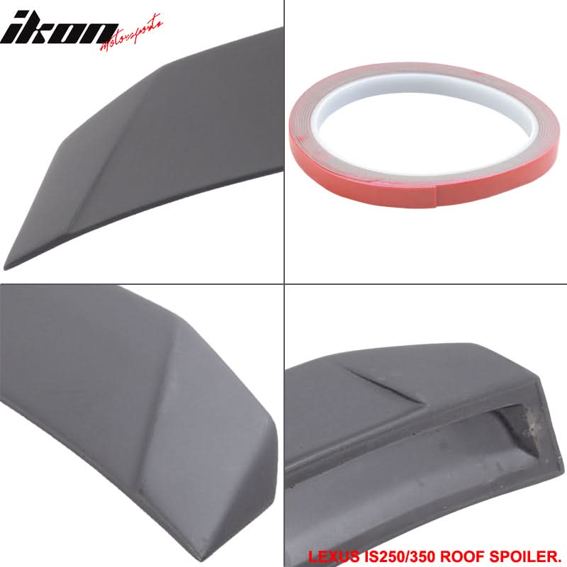 Fits 06-13 Lexus Is250 Type Sport PU Roof Spoiler + Trunk Spoiler