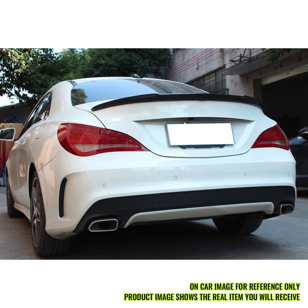 2013-2018 Mercedes-Benz CLA C117 FD Style Trunk Spoiler Carbon Fiber