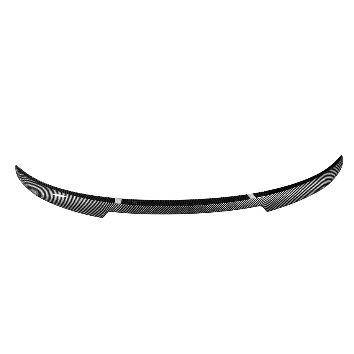 2024-Up Tesla Model 3 V Style Carbon Fiber Print Trunk Spoiler Lip ABS