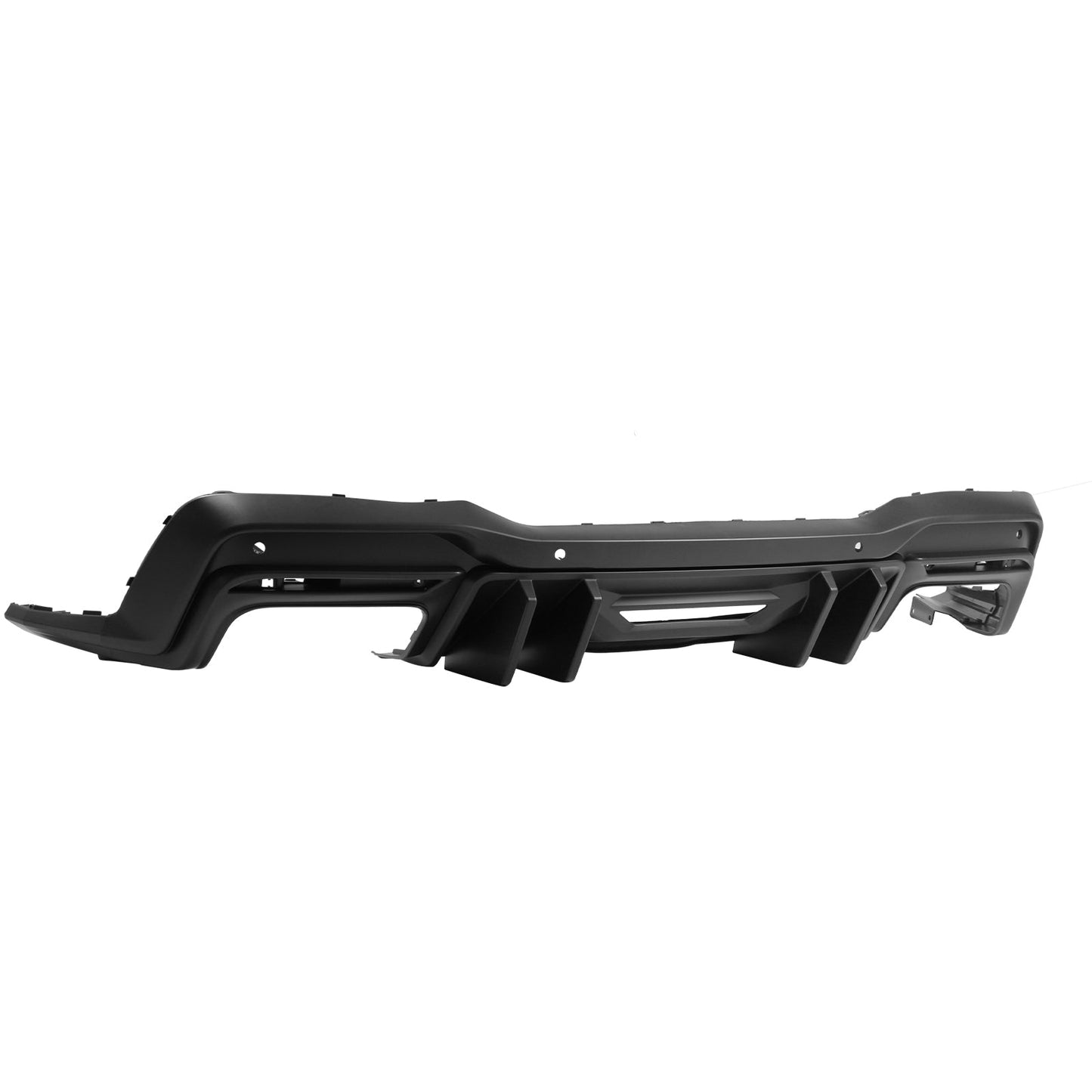 2024-2025 Ford Mustang Competition Style Matte Black Rear Diffuser PP