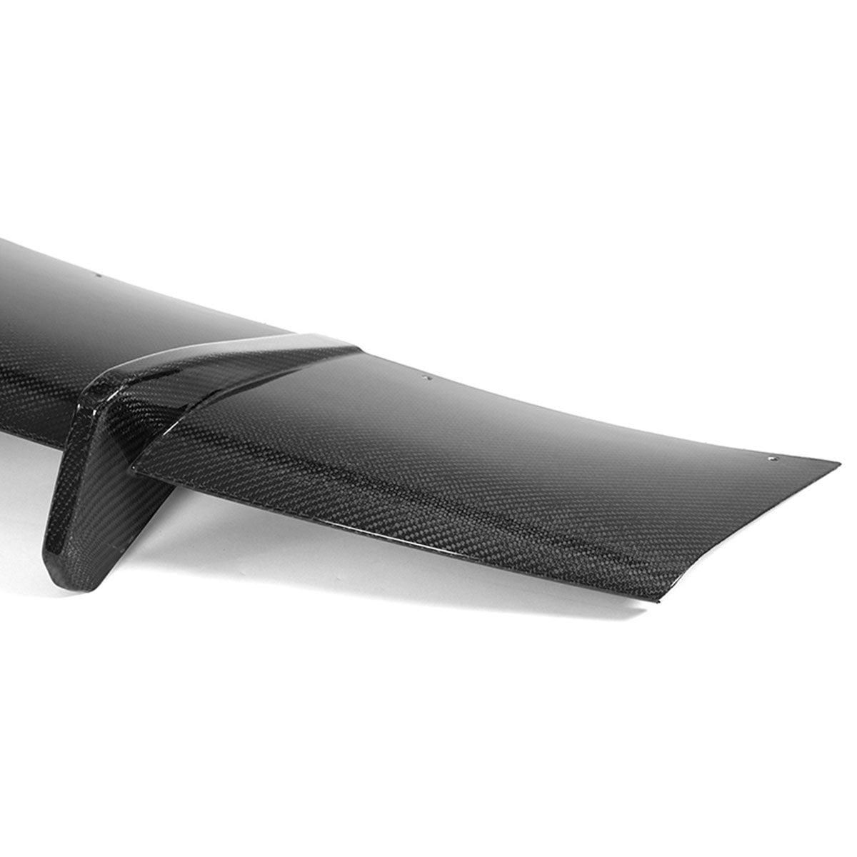 2021-2024 Tesla Model S Gloss Black V Rear Bumper Lip Carbon Fiber