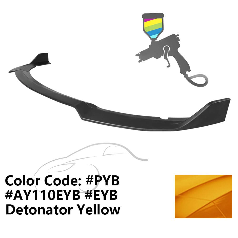 2015-2023 Dodge Charger SRT V1 Style Front Bumper Lip 3PCS ABS