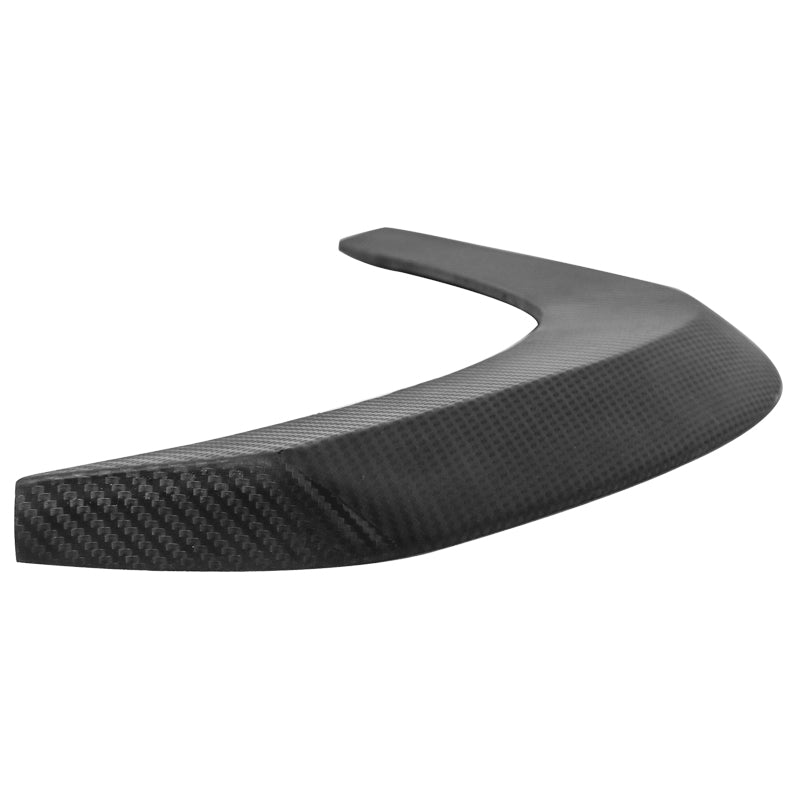 Universal 27x9" Carbon Fiber Print Front Rear Bumper Lip Splitter 2PCS