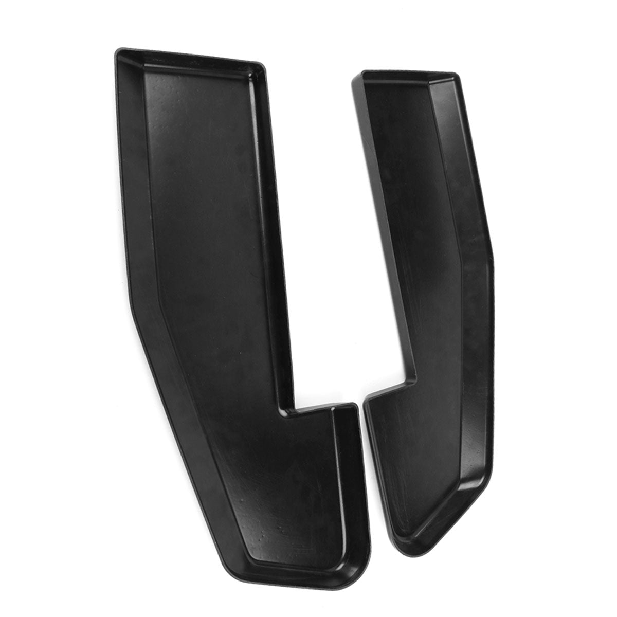 Universal V1 Sanded Black Rear Bumper Splitter Lip With 8 Screws PP