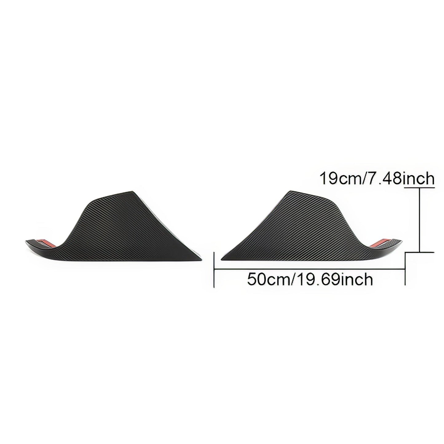 2020-2025 Toyota GR Supra A90 AG Style Rear Aprons Gloss Carbon Fiber