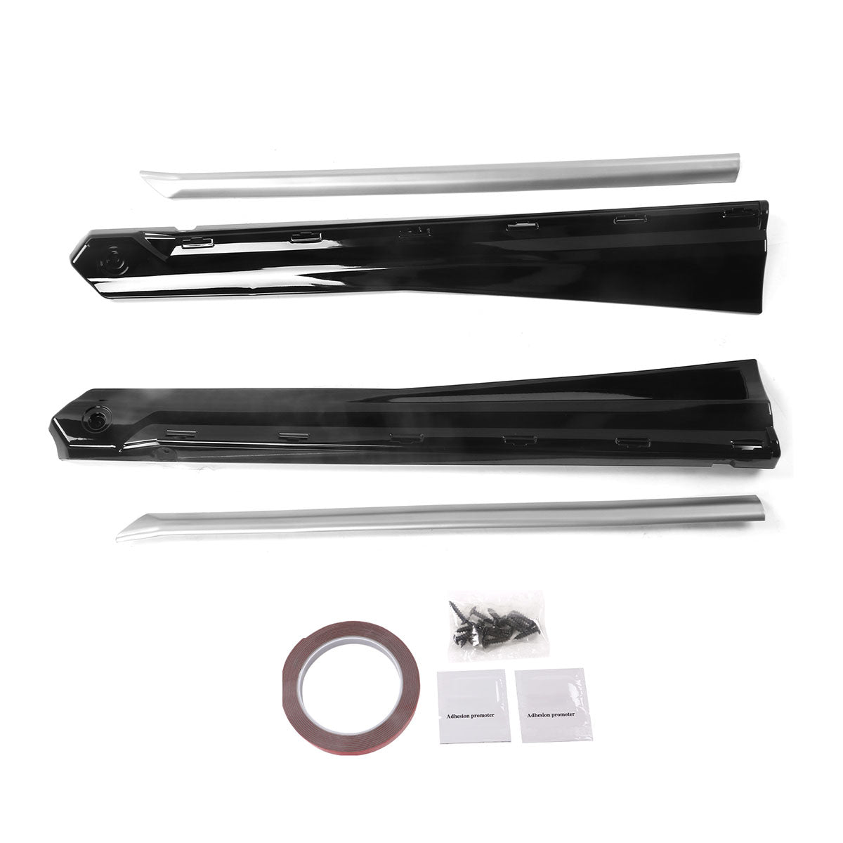 2018-2022 Honda Accord Sedan Gloss Black Side Skirts Rocker Pannel PP