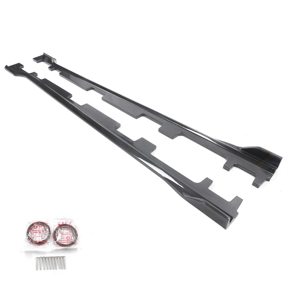 2018-2022 Honda Accord Side Skirts Extension ABS Carbon Fiber Print