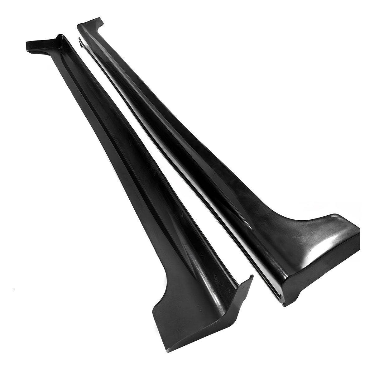 2012-2015 Honda Civic Sedan Side Skirts Extention JDM Mug Style Black