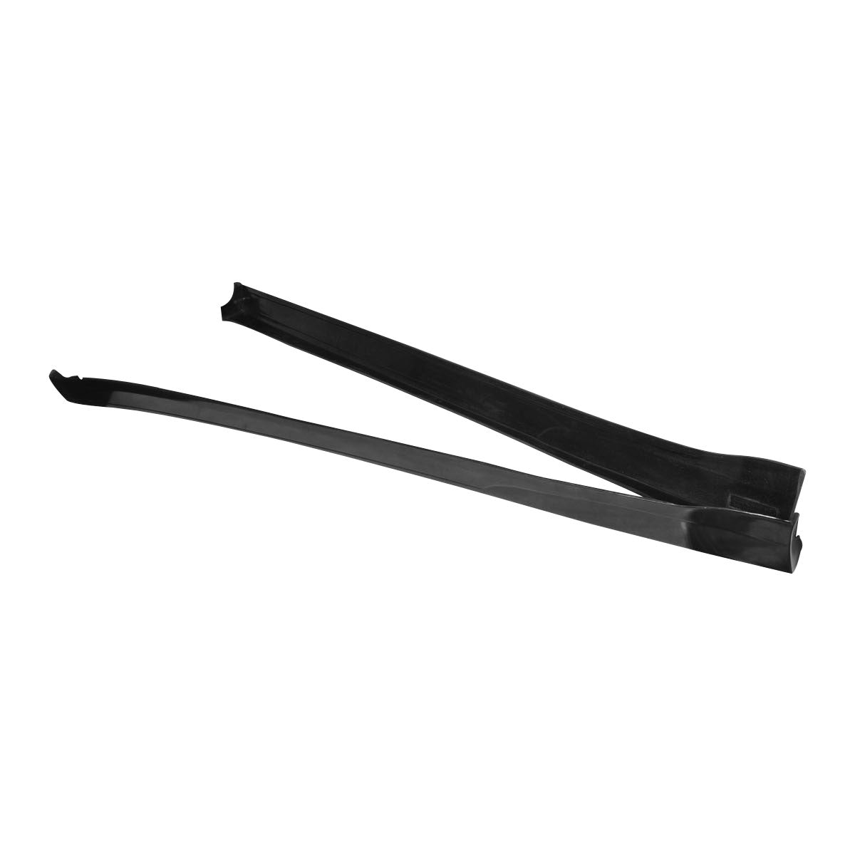 2002-2003 Toyota Camry VIP Style Unpainted Black Side Skirts PU Sedan