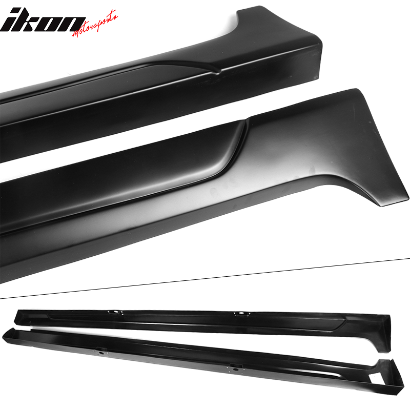 2018-2024 Toyota Camry Matte Black Side Skirt & CF Print Rocker Panel
