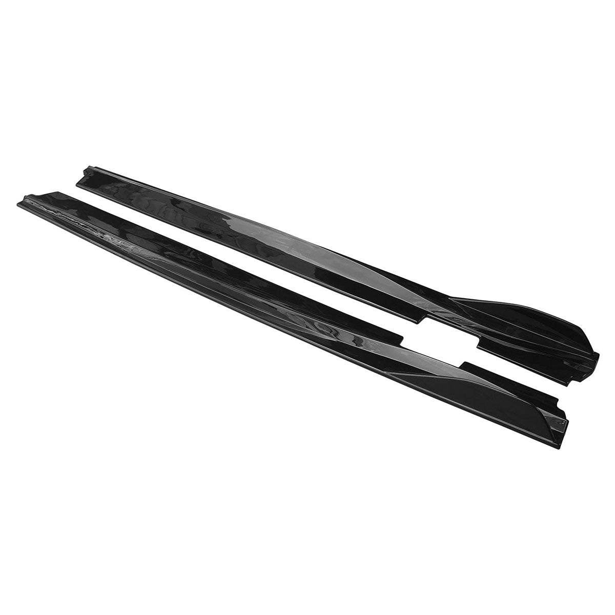 2022-2025 Toyota GR86 & Subaru BRZ IKON V2 Side Skirts Gloss Black ABS