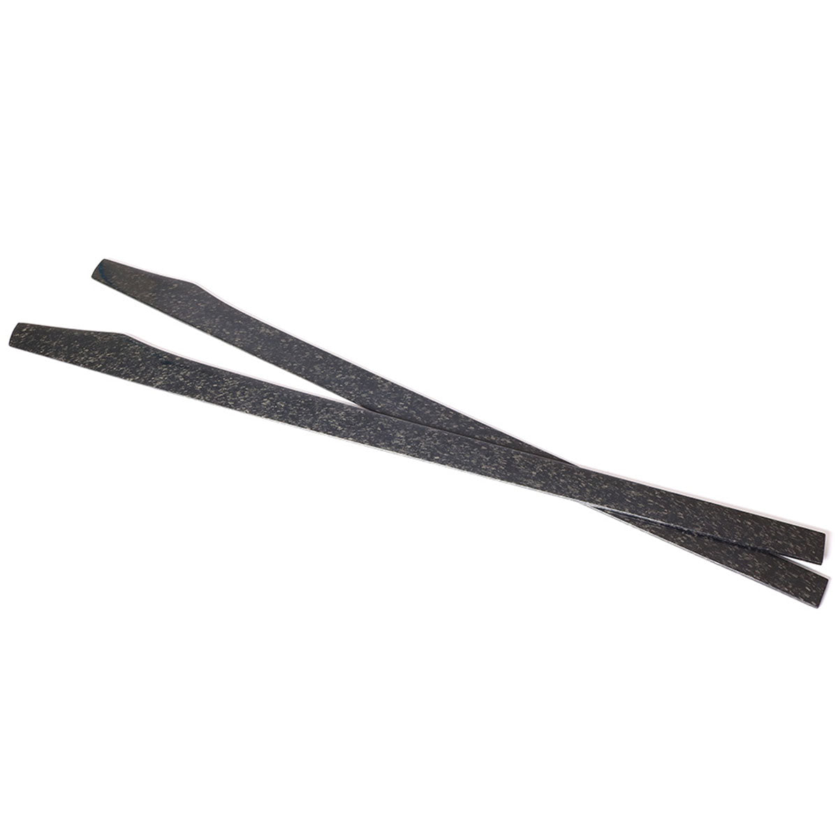 77.5" Side Skirt Extension Flat Bottom Line Lip - Forged Carbon Fiber