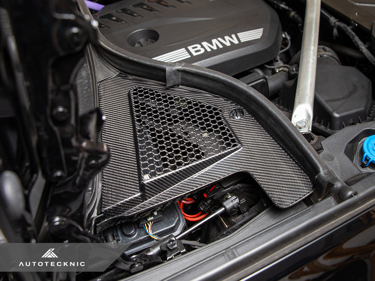 AutoTecknic Dry Carbon Engine Cowl Panel Trim Set - G05 X5 | G06 X6 | G07 X7