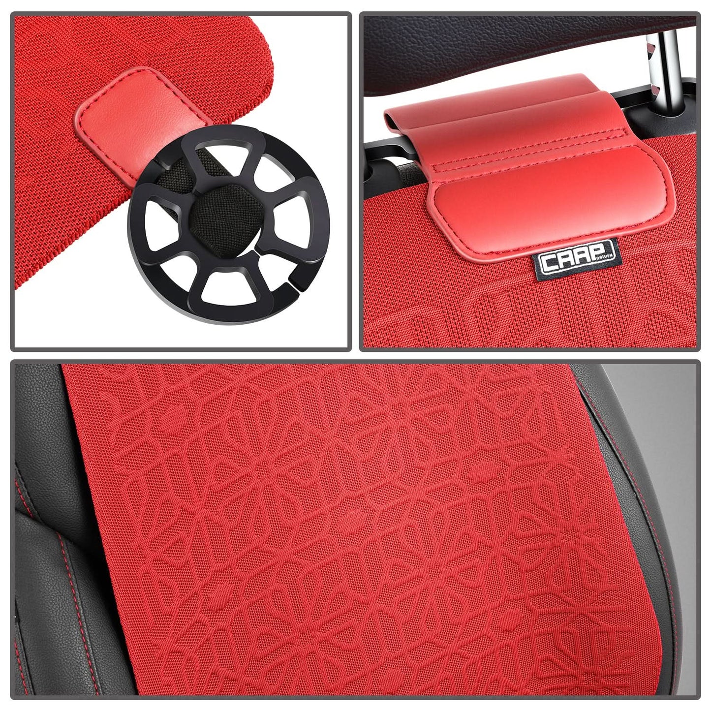 Protex Series Front Row Red Seat Covers