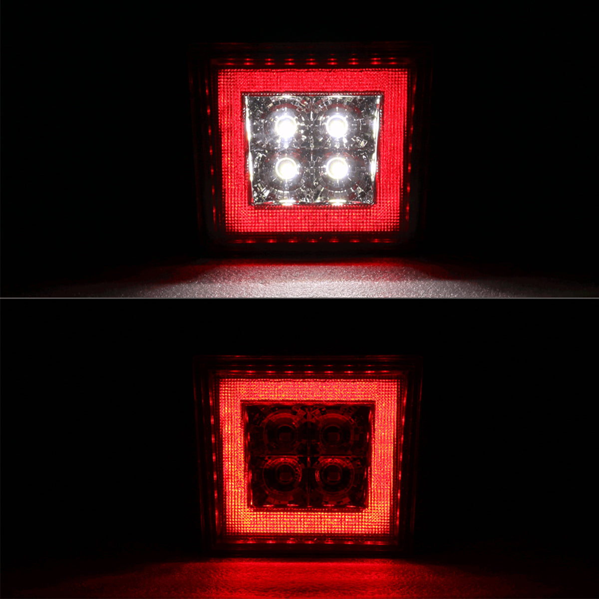 Fits 06-11 Civic MG RR Rear Diffuser Twin Outlet w/Red 3rd Brake Light