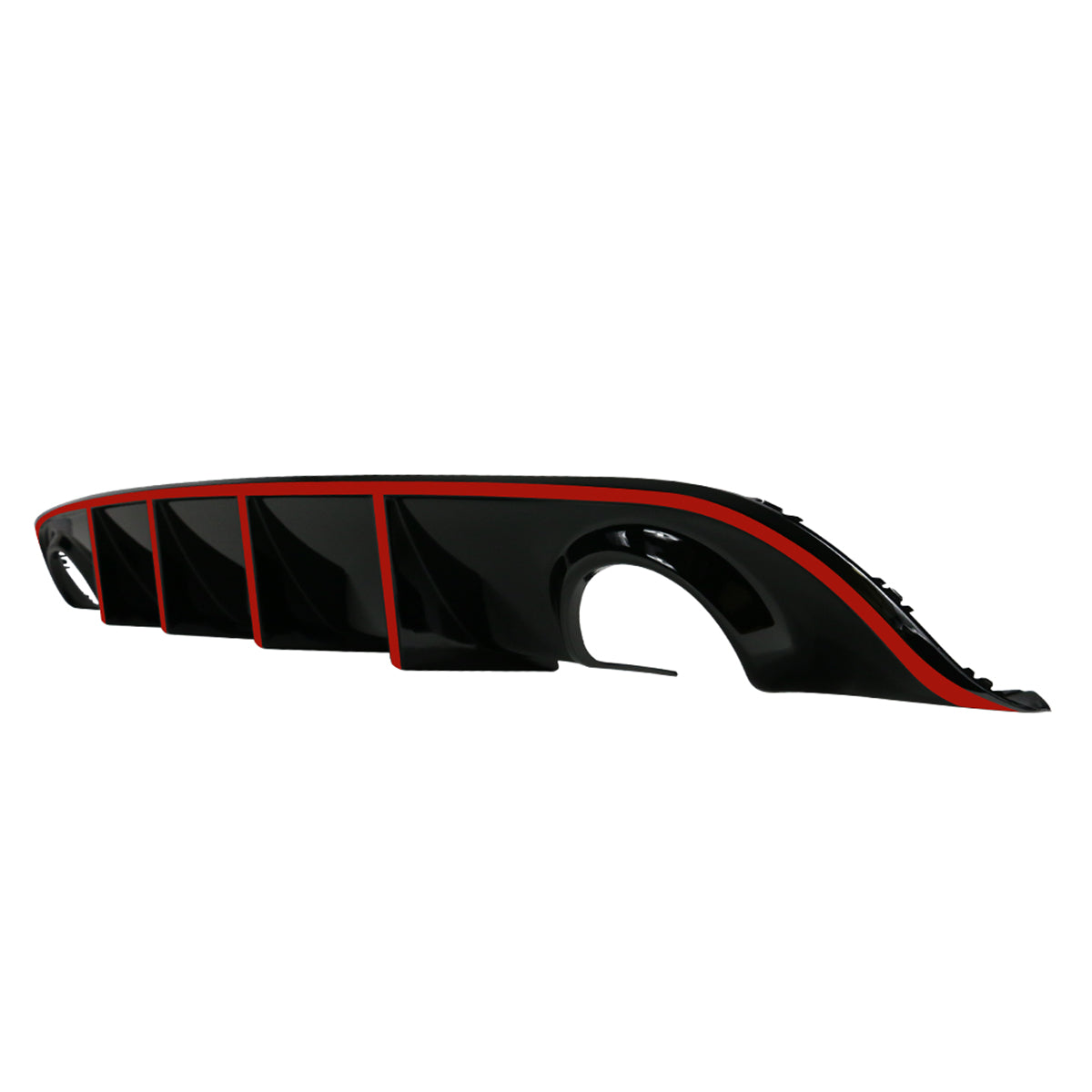 2015-2023 Dodge Charger SRT V3 Rear Diffuser with Reflective Tape PP