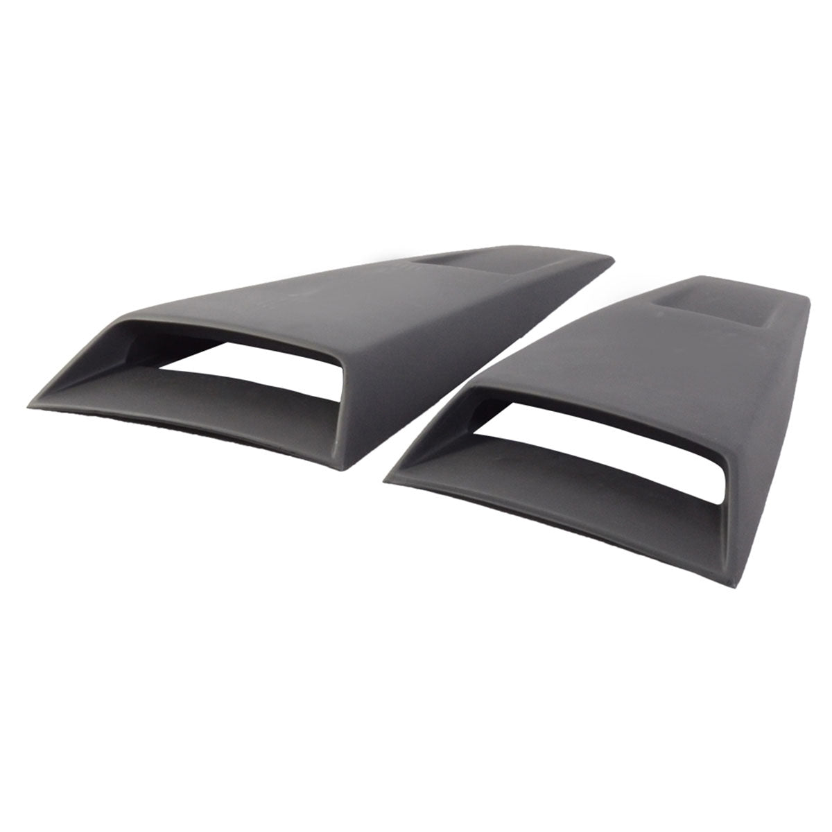 2005-2014 Ford Mustang Rear Unpainted Window Louvers Side Vent Scoops