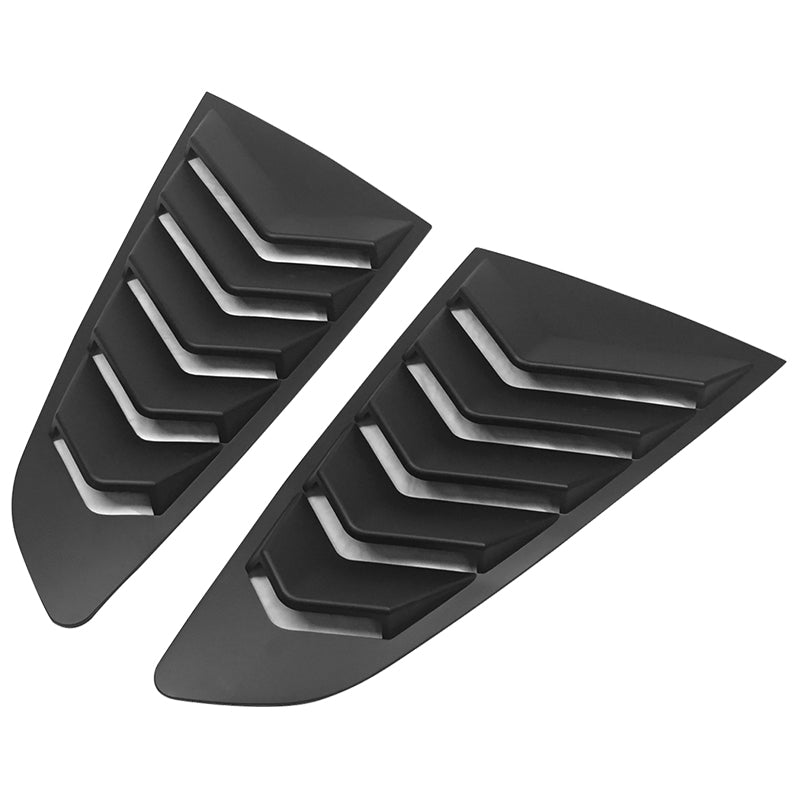 2015-2017 Ford Mustang Unpainted Side Window Louver Rear Fender Scoop