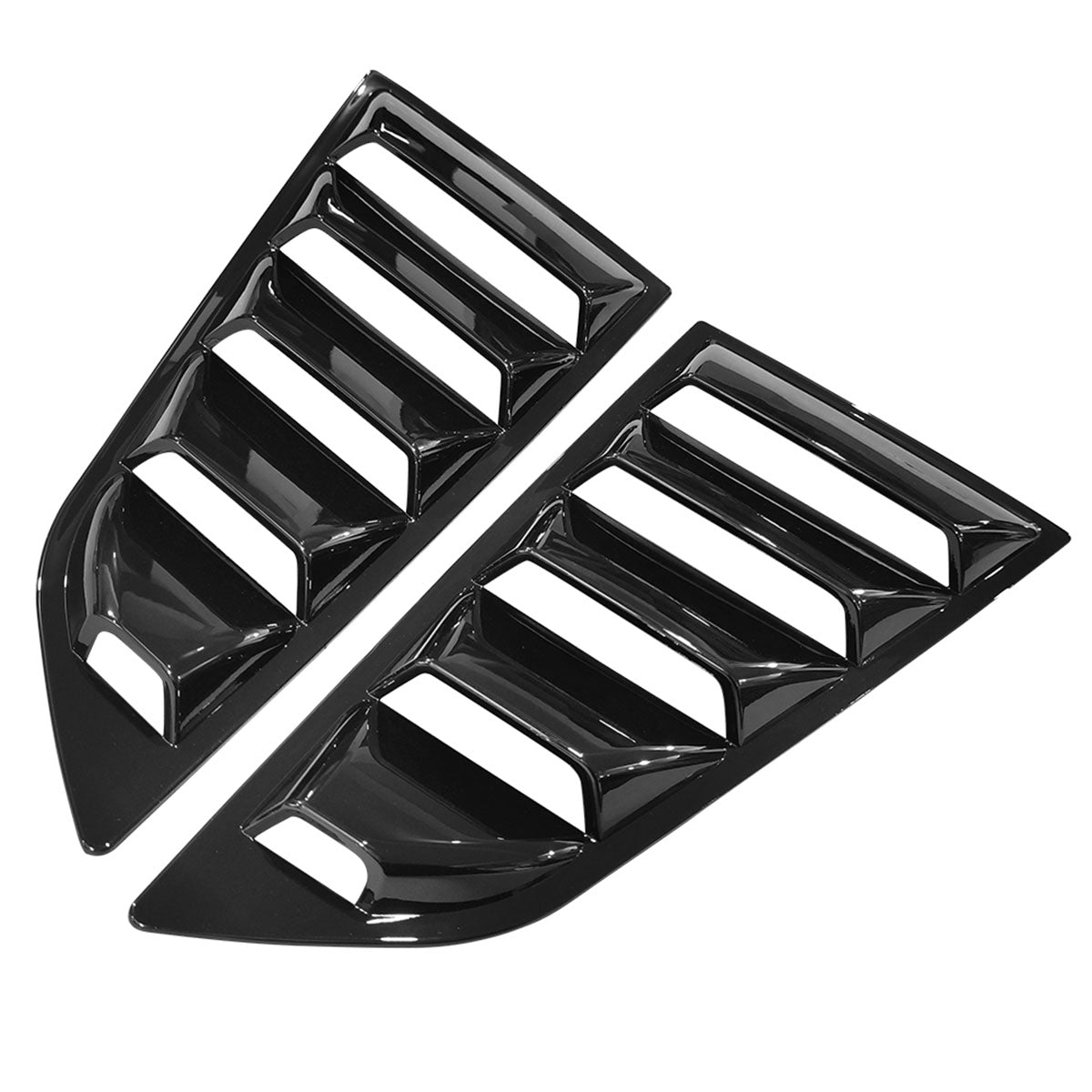 2014-2019 Chevy Corvette C7 Classic Style Side Rear Window Louvers ABS