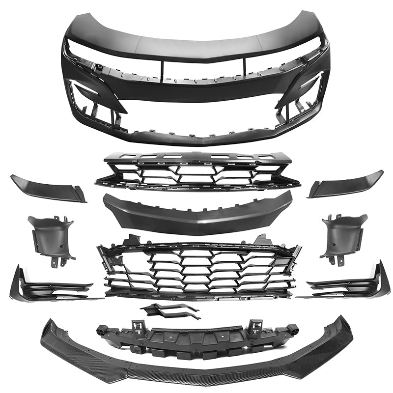 2019-2024 Chevrolet Camaro 19 SS Style Unpainted Front Bumper Cover